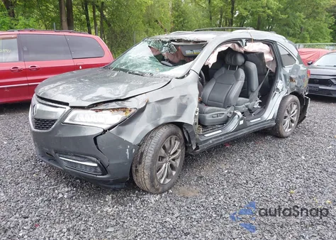2014 Acura Mdx Technology Package из США, поврежденный, VIN 5FRYD4H41EB023879
